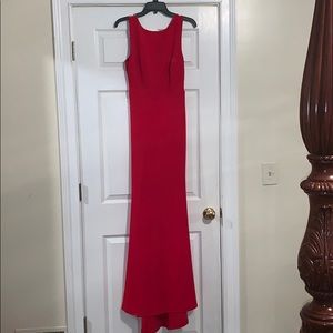 B. Darlin red formal gown